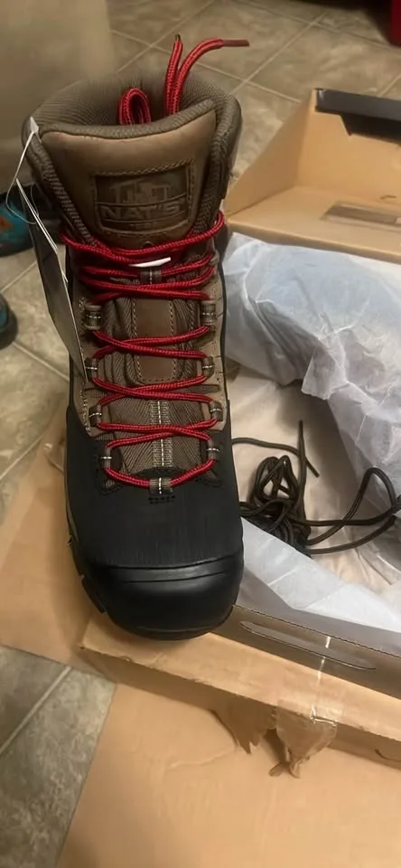 NAT'S size 10.5 8'' Leather Work Boots - CSA Approved image indicator(2)