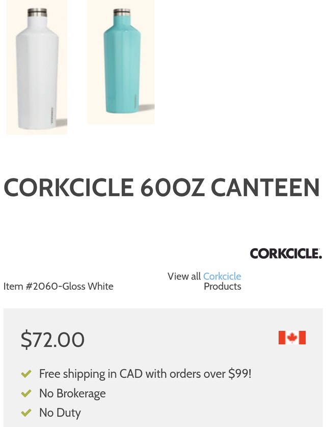Corkcicle Canteen + Stemless Tumbler x 3 - photo 2