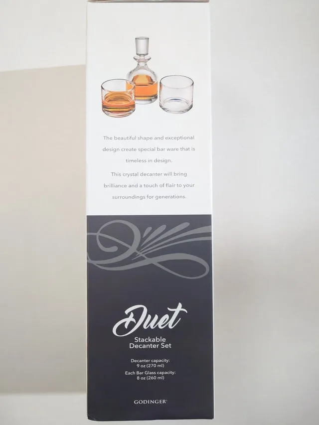 Godinger Crystal Stackable Decanter Set (BNIB, Giftable) image indicator(3)