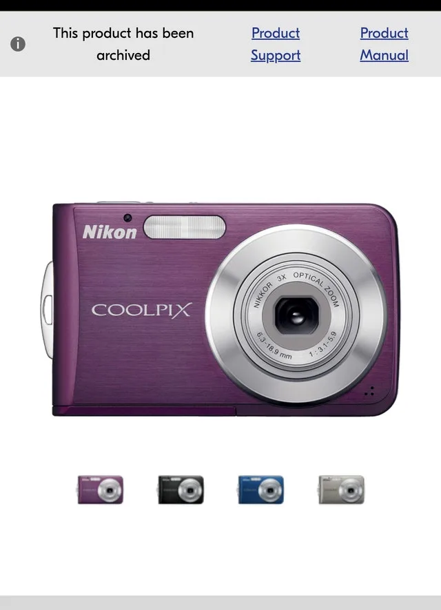 Nikon Coolpix S210 Pink Digital Camera (Tested, Works Perfectly)