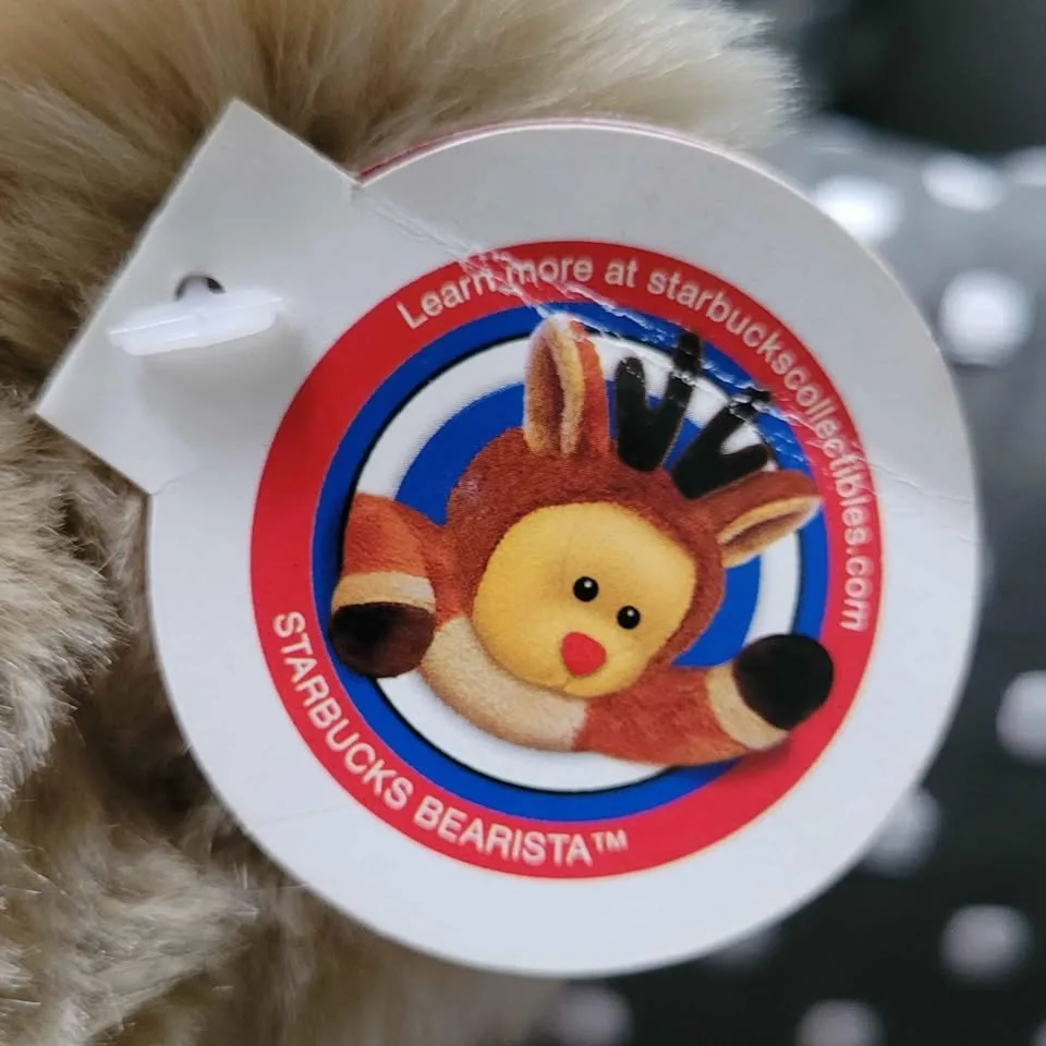 2003 Starbucks Bearista Rudolph Reindeer Plush image indicator(2)