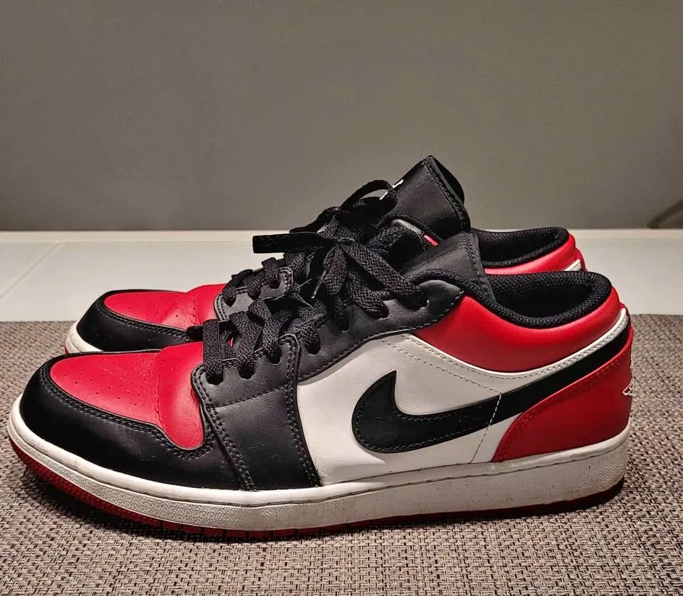 Jordan 1 Low Bred Toe 1.0 (2021) - US12