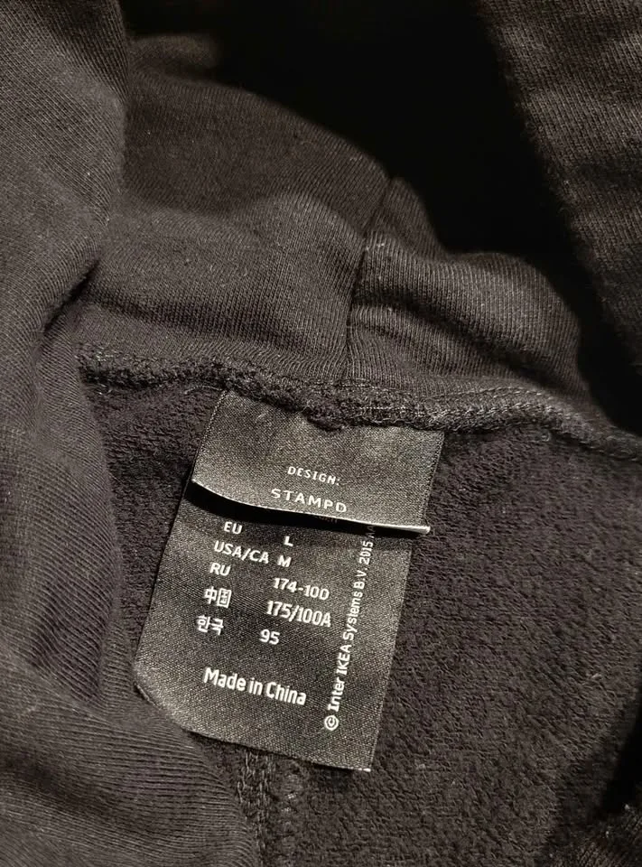 SPÄNST/Ikea × STAMPD-Chris stamp Skater Hoodie Medium image indicator(3)