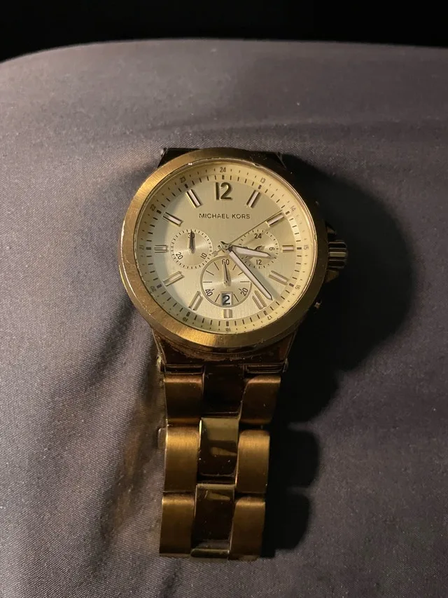 Michael Kors Men’s Gold Watch- Authentic