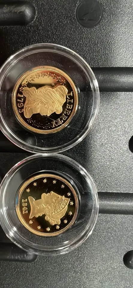 (6) Commemorative Copy of  Gold C O I N S image indicator(2)