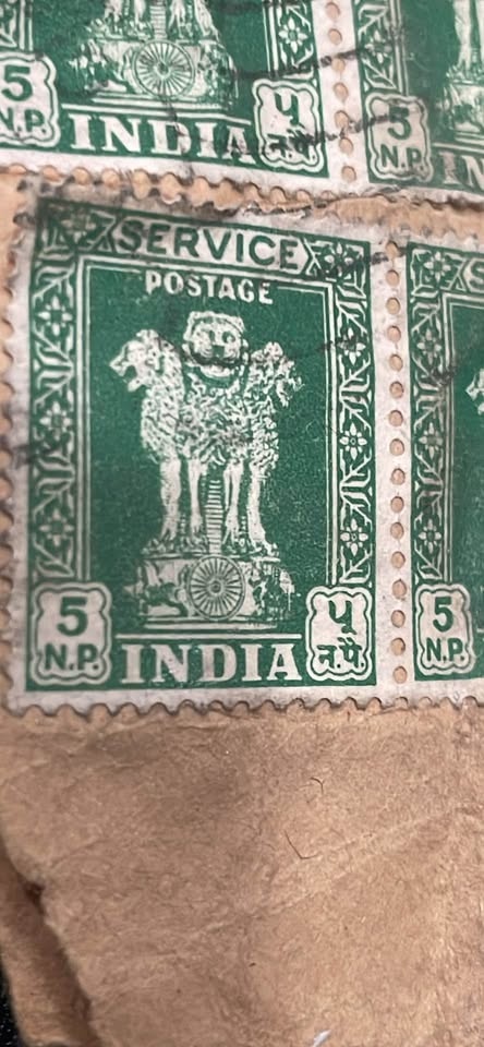 (2) 15 Service Stamps and (9) 5 Stamps - From WW II Era - photo 2