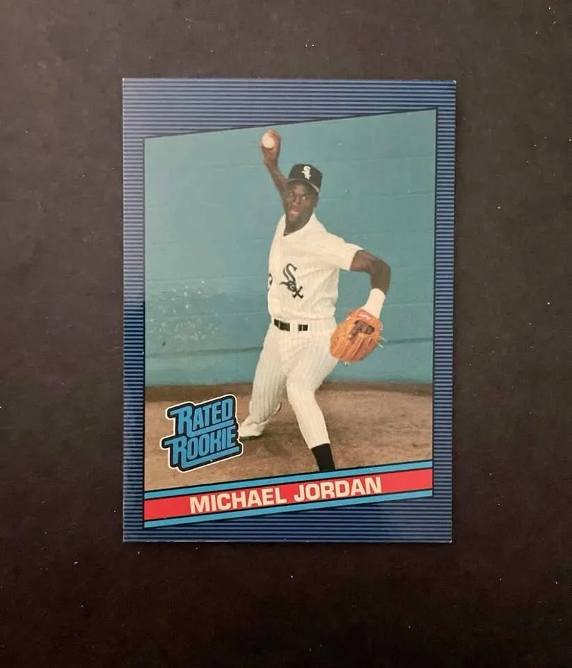 Michael Jordan Rookie Baseball Card - Rated Rookie