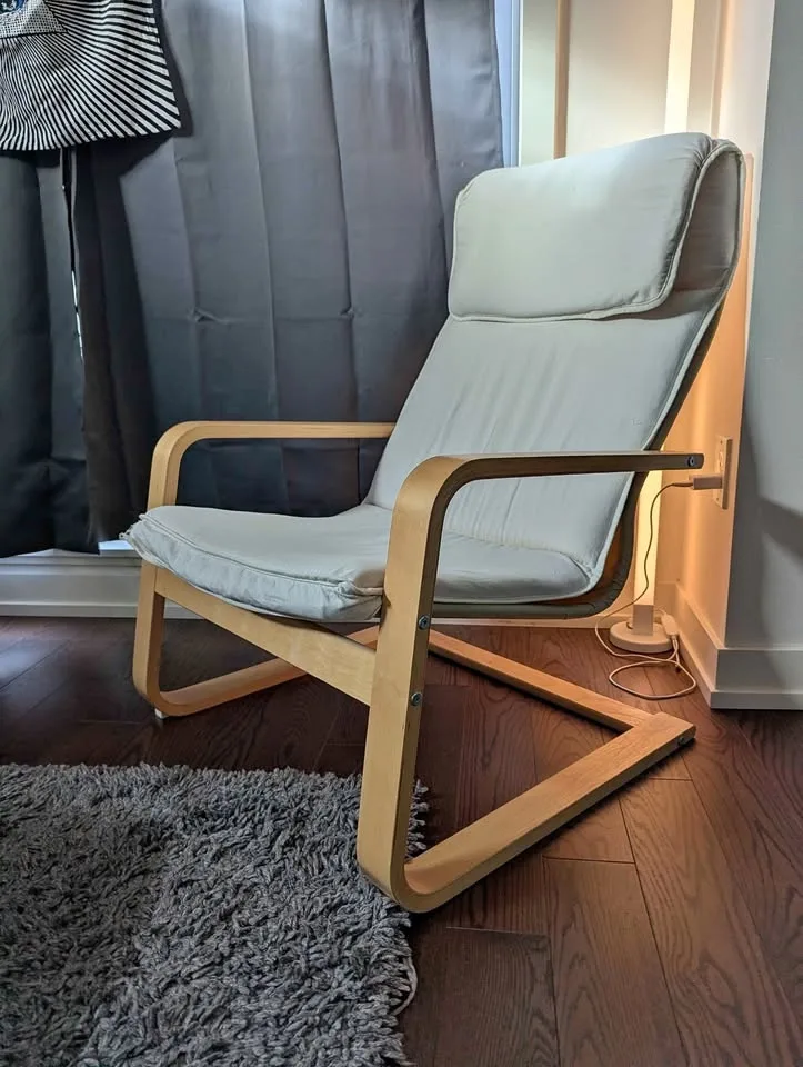 IKEA POÄNG Armchair - Comfortable, Sturdy - Used Condition