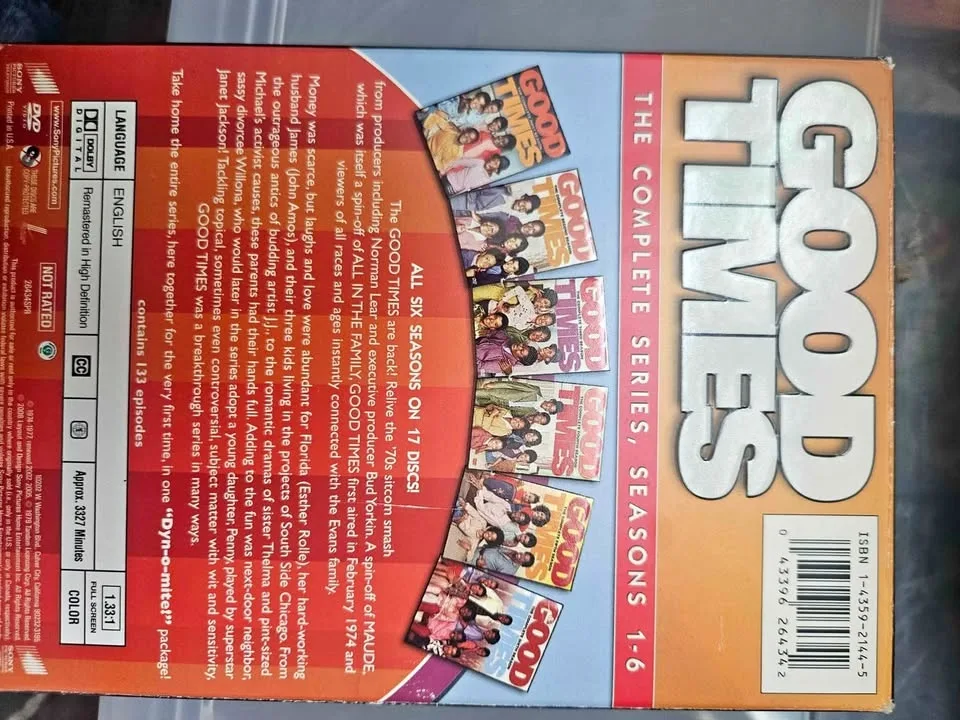 1970s Good Times Comedy Tv series Boxset