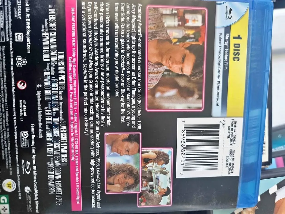 Blu Ray and Dvd Tom Cruise movies