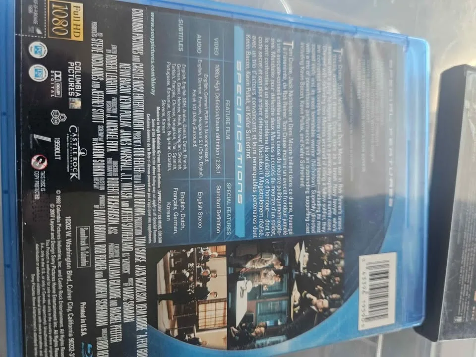 Blu Ray and Dvd Tom Cruise movies image indicator(8)