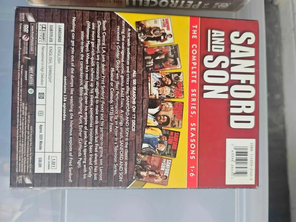 Sanford and Son Boxset 1970s DVD Classic Humor Red Foxx