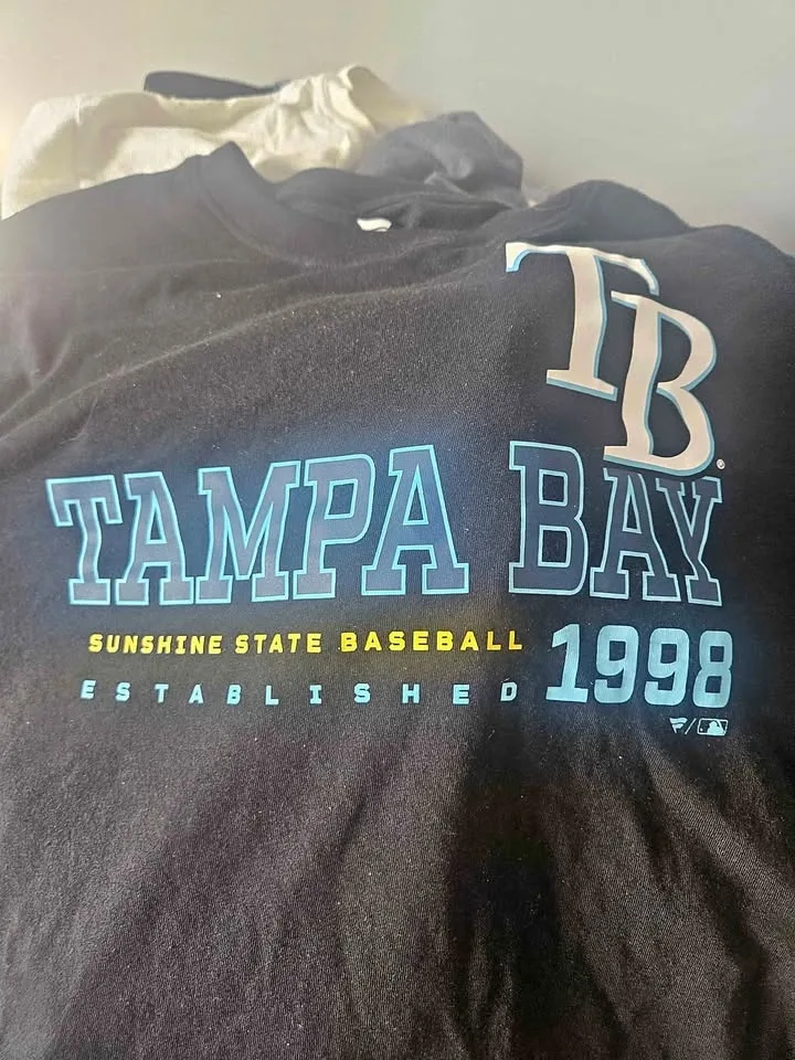MLB Tampa Bay Ray's Medium Mens T shirt