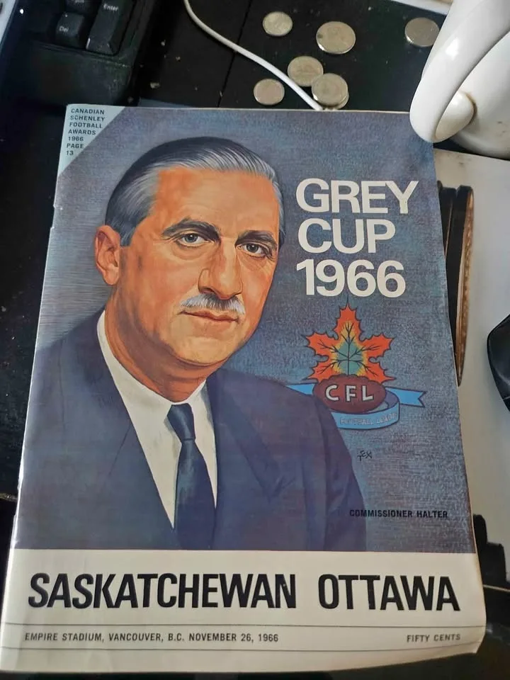 1966 Grey Cup Program