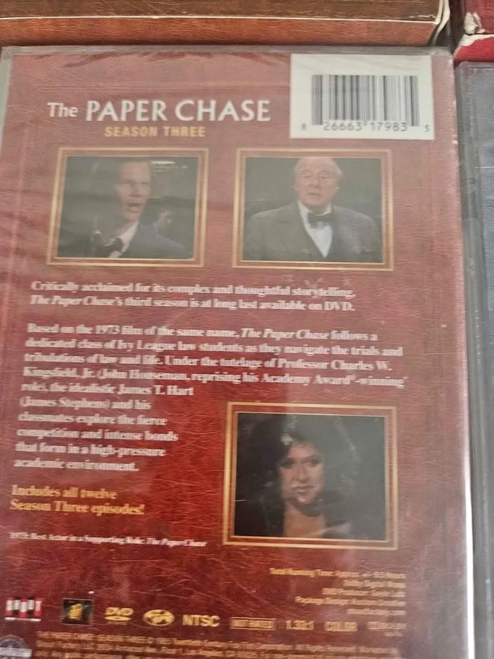The Paper Chase Tv Series DVD S1 to S4