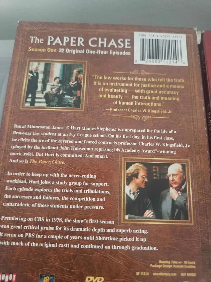The Paper Chase Tv Series DVD S1 to S4 image indicator(2)