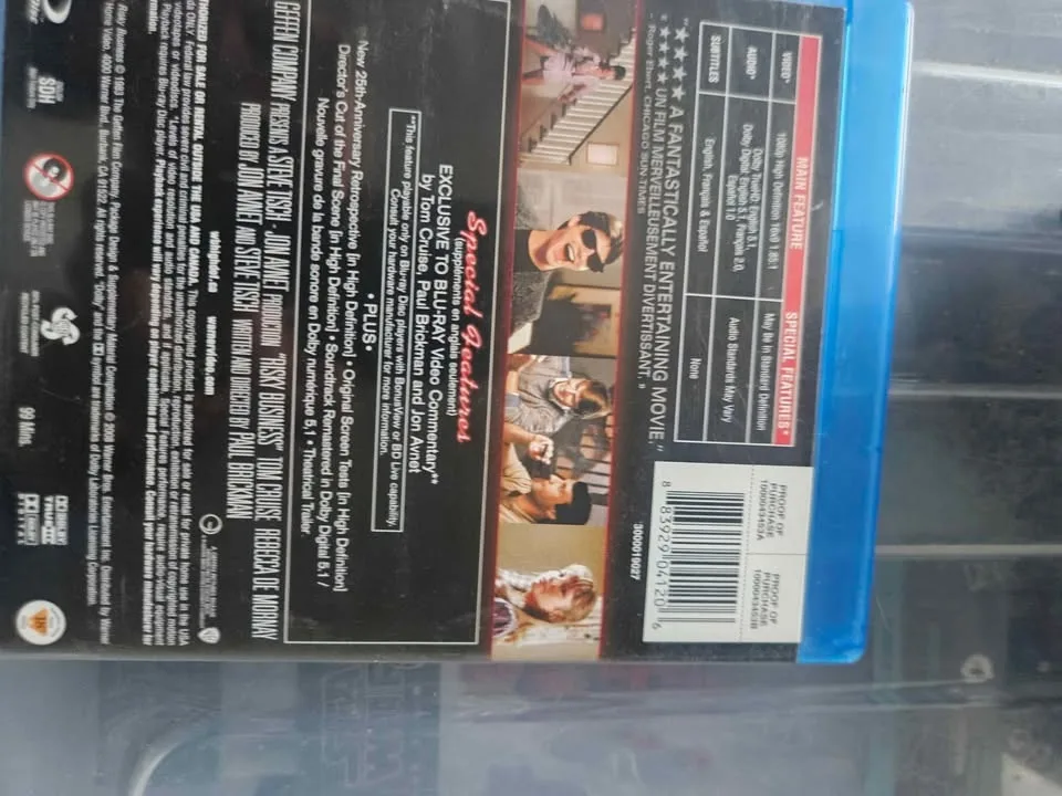 Risky Business Blu Ray image indicator(2)