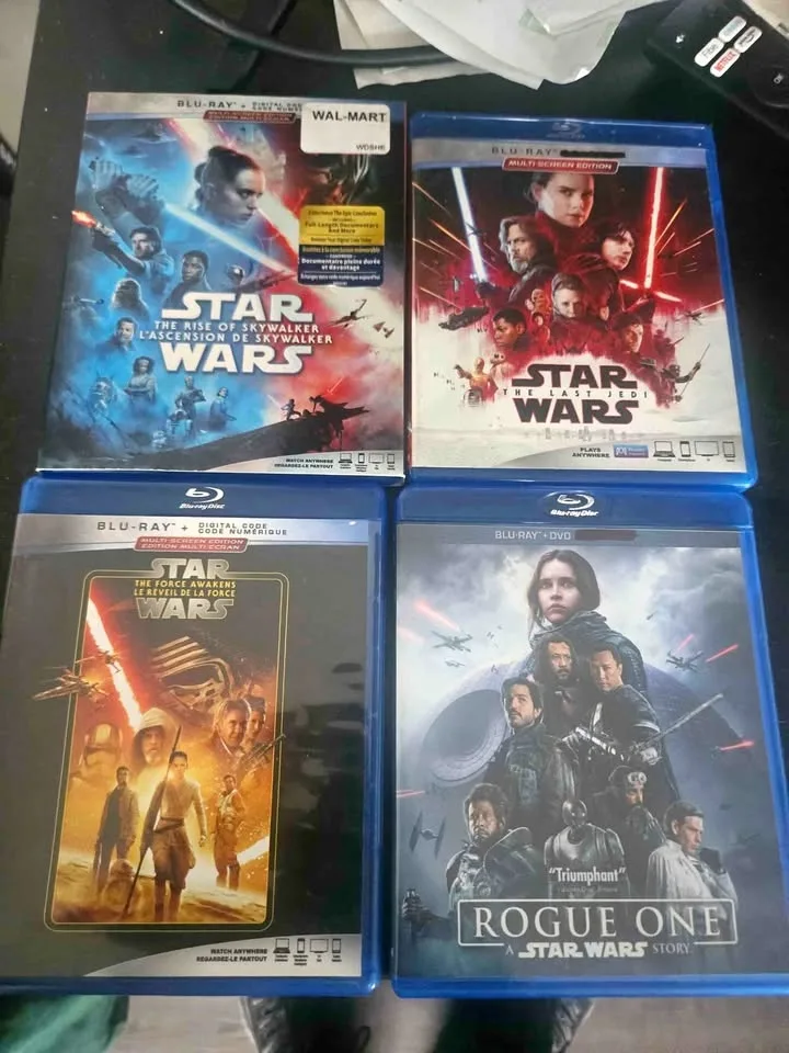 Star Wars Movies Dvd Blu Ray