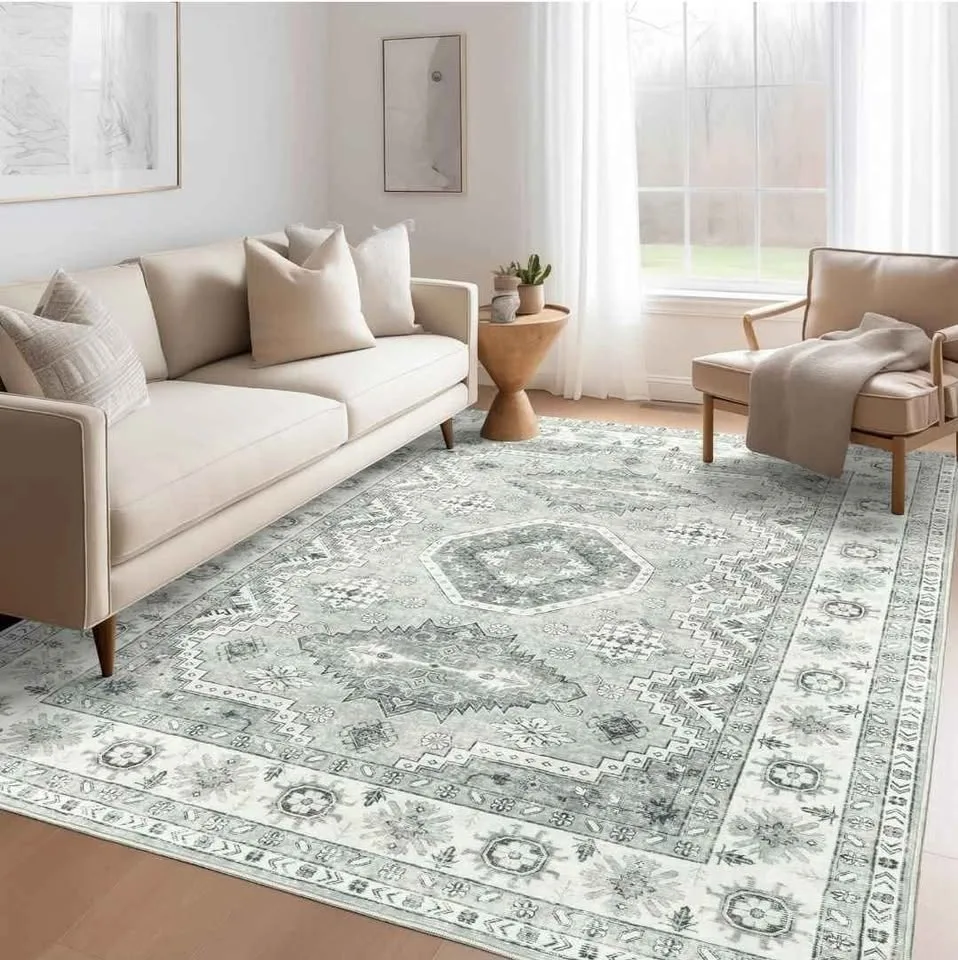 Sealed - 5x7ft Area Rug Vintage Tribal Design. image indicator(3)