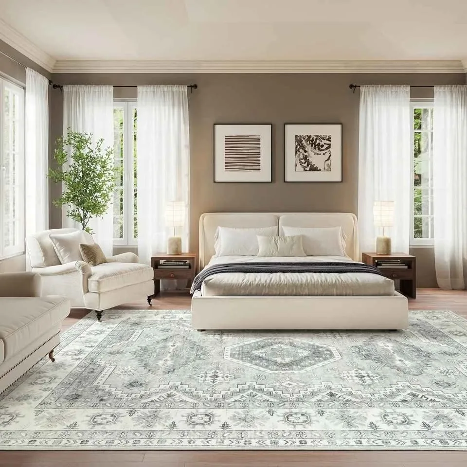 Sealed - 5x7ft Area Rug Vintage Tribal Design. image indicator(5)