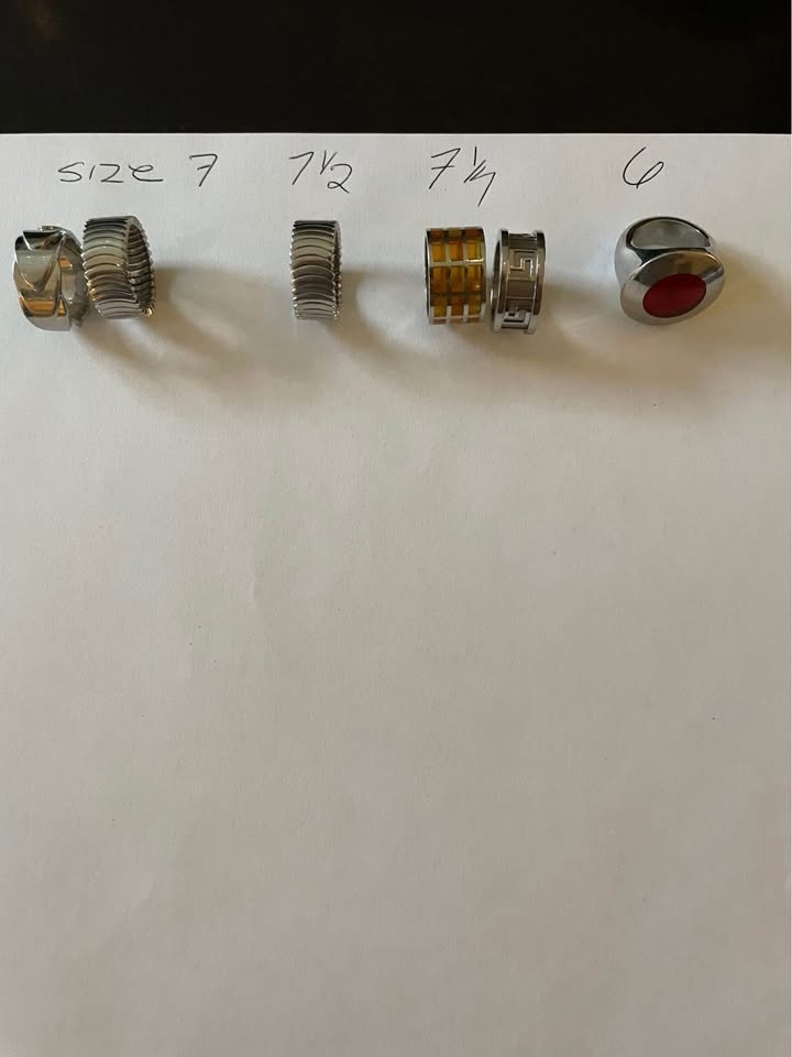 Swatch rings set of 6