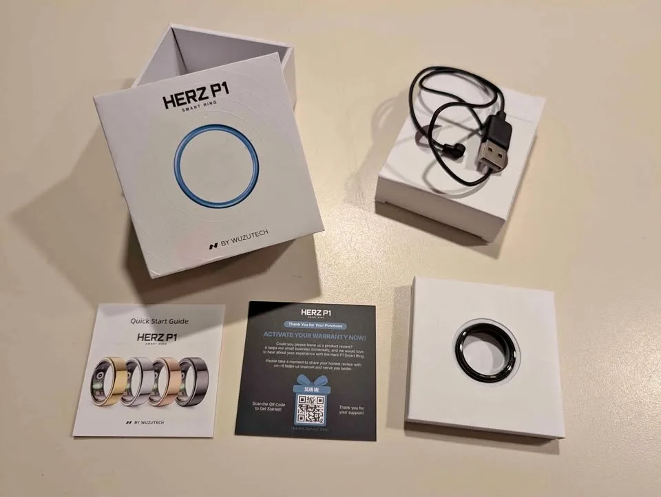 Herz P1 Smart Ring - Silver Size 11