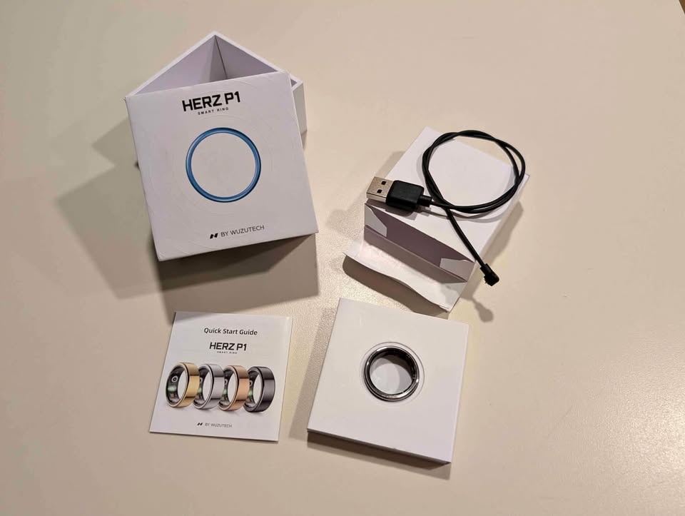 Herz P1 Smart Ring - Silver Size 10