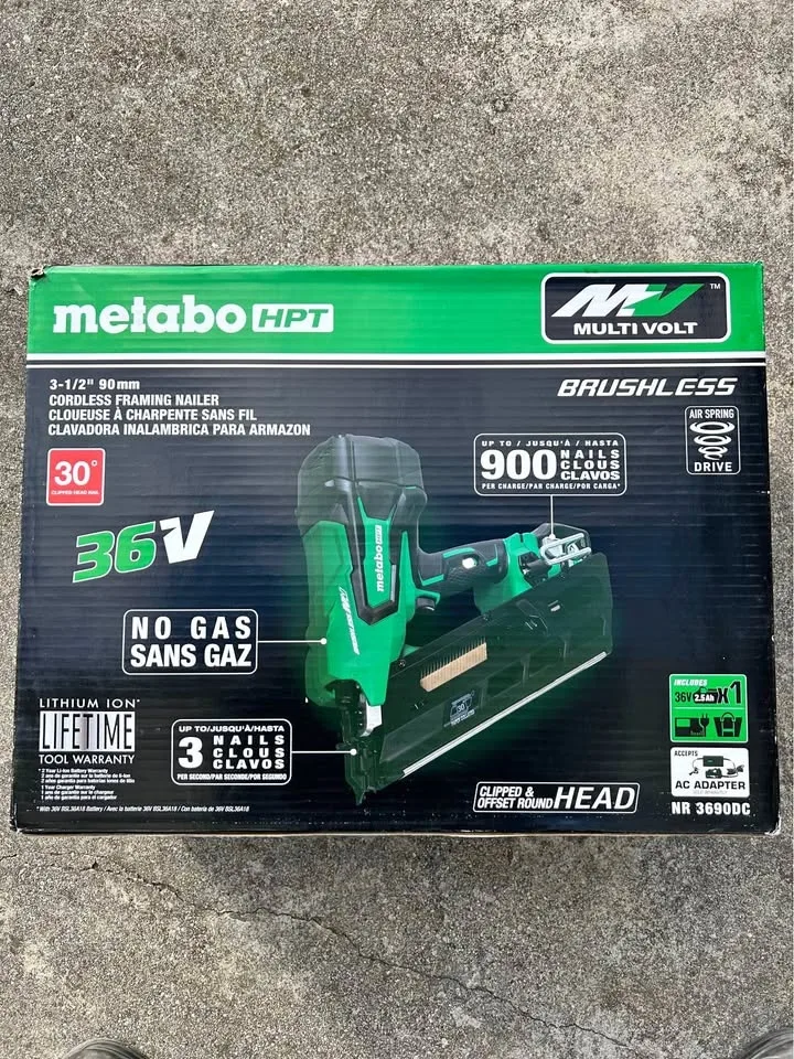 Metabo HPT 36 V Framing Nailer