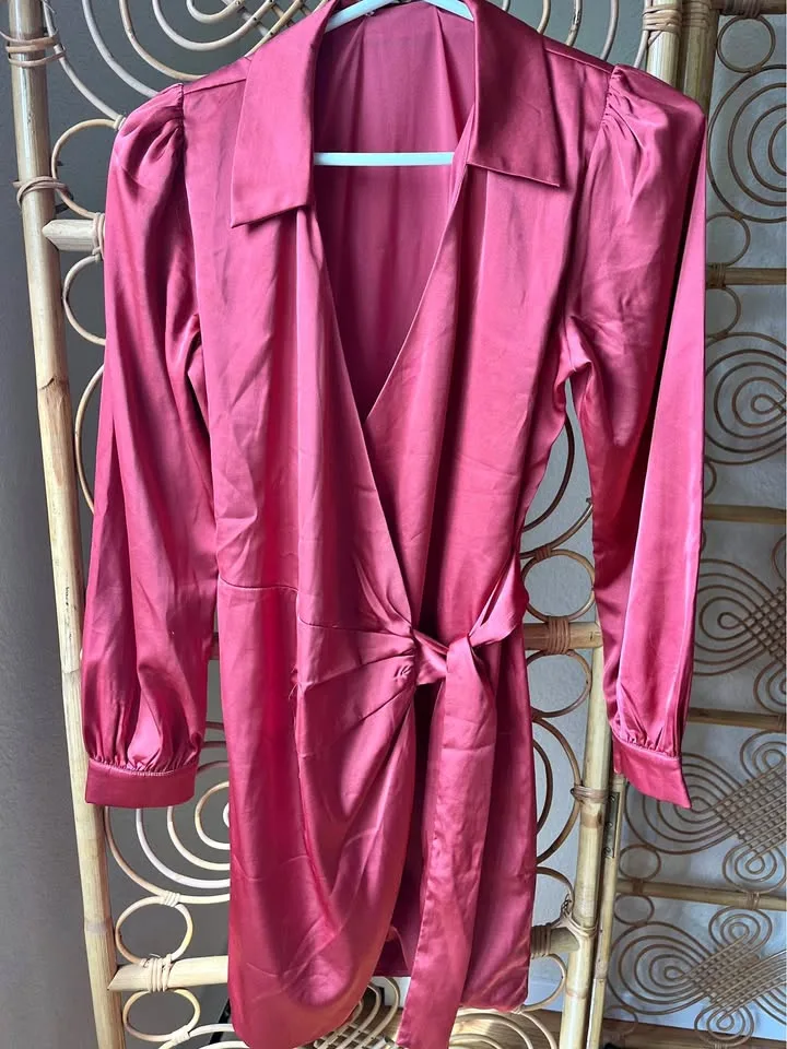 Maroon Cocktail Dress thumbnail