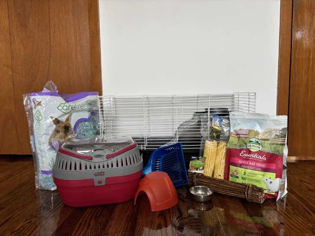 Cage for rodents(hamsters, rats, mice) + all necessary