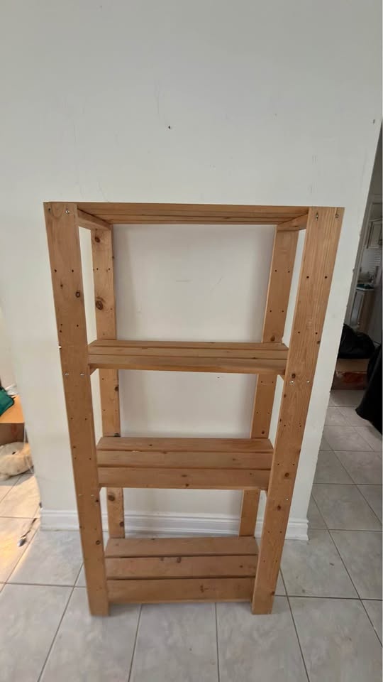 Wooden shelf $15