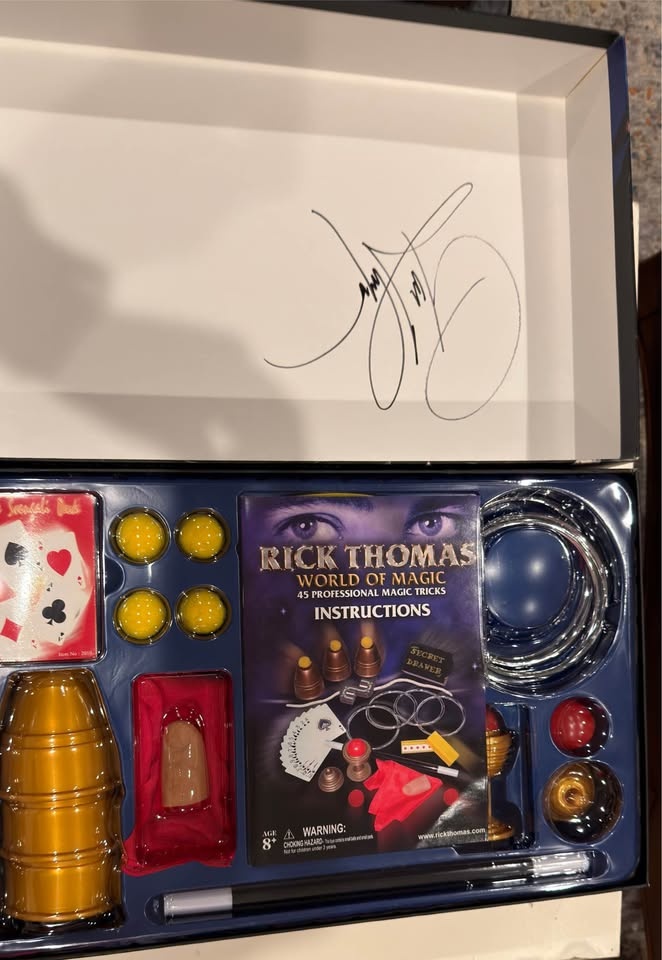 Magic set- Rick Thomas signed rare - photo 2