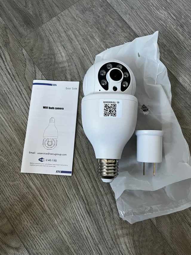 Tapo WiFi PTZ Bulb Camera