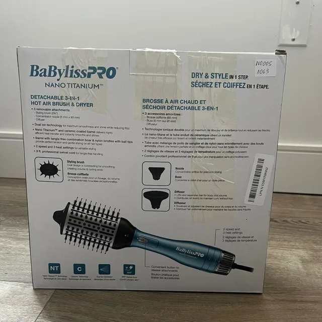 BaBylissPRO Nano Titanium Hot Air Brush image indicator(5)