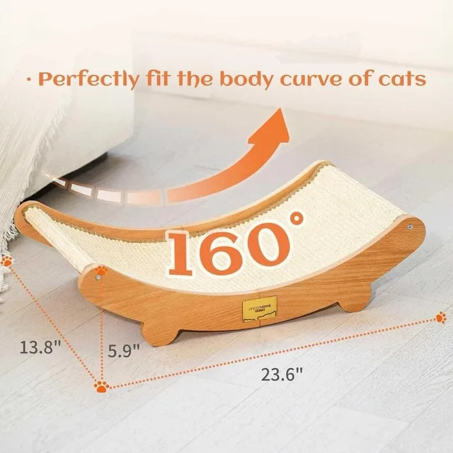 CHEERHOME PETS Sisal Cat Scratcher Bed image indicator(2)