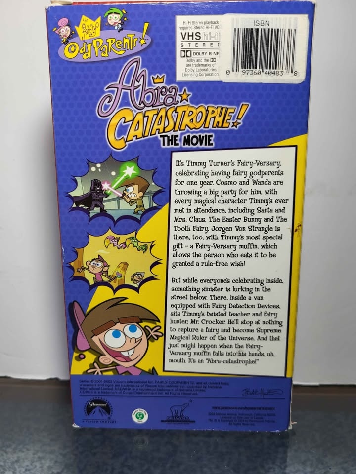 The Fairly Odd Parents: Abra Catastrophe! VHS - photo 2