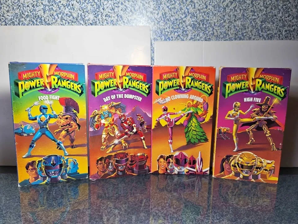 Power Rangers VHS Tapes Lot
