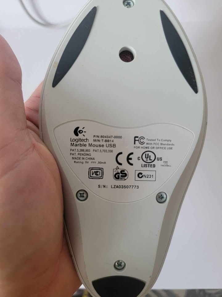 Logitech Track Ball Marble Mouse - photo 2