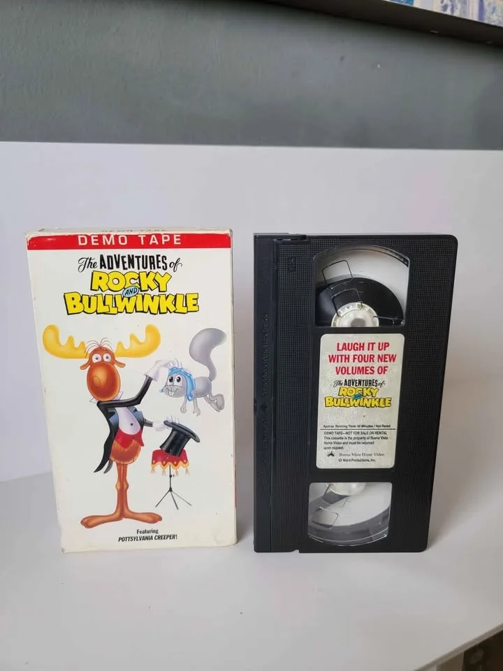 RARE DEMO Adventures of Rocky & Bullwinkle VHS Pottsylvania image indicator(2)