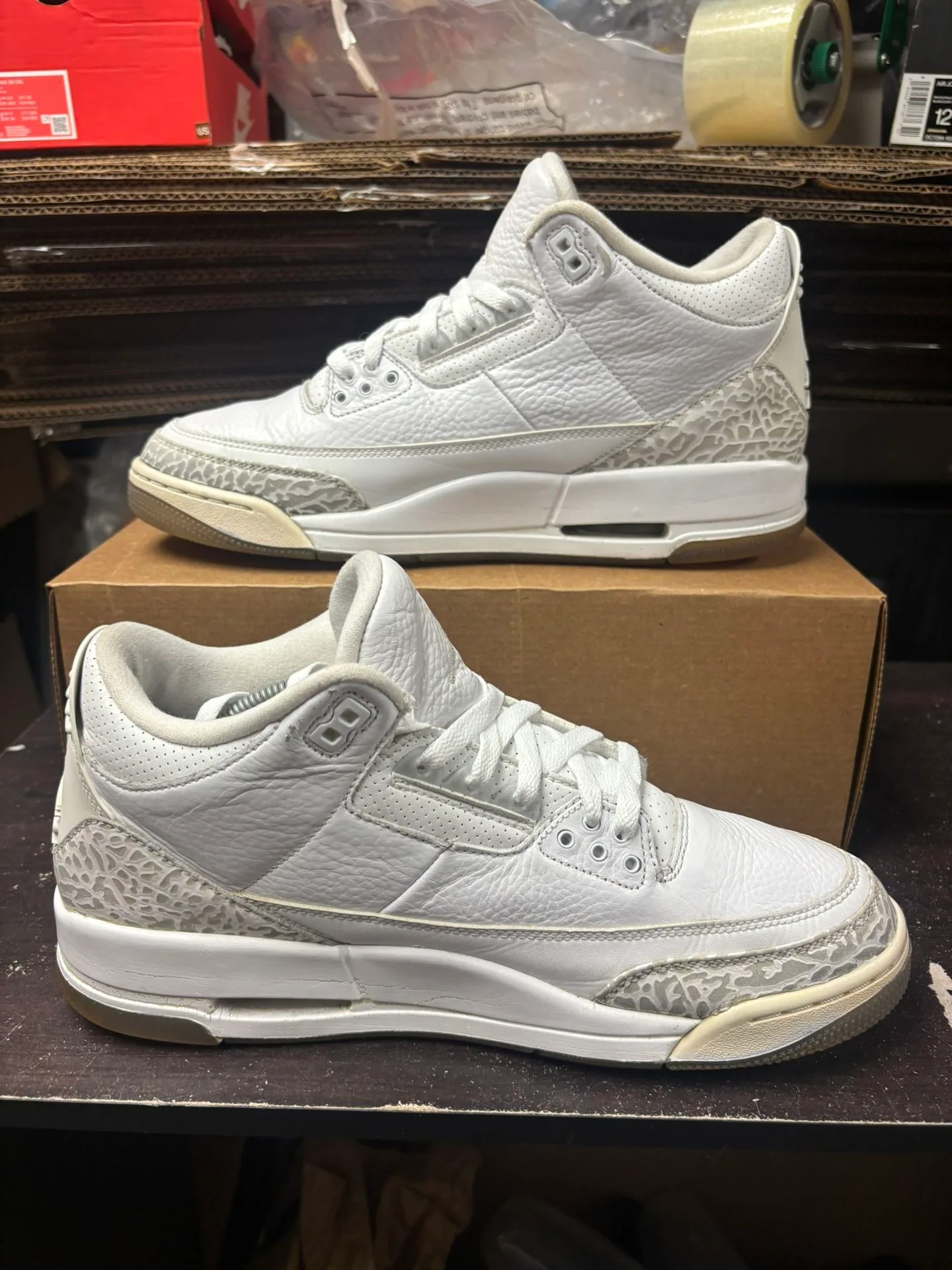 Air Jordan 3 Pure White 2018 image indicator(5)
