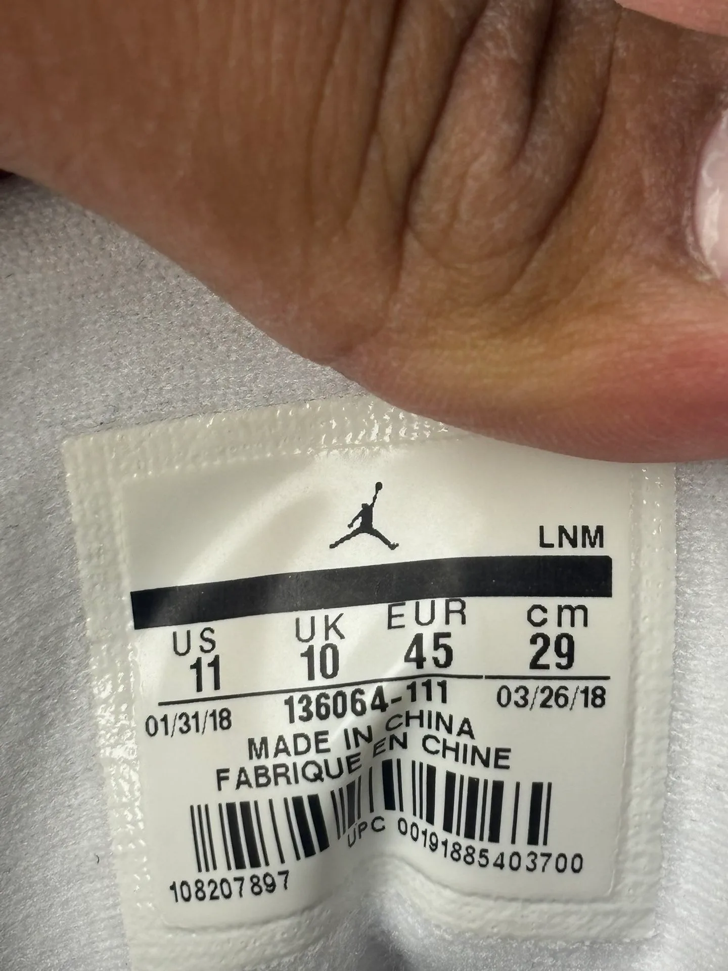 Air Jordan 3 Pure White 2018 image indicator(6)
