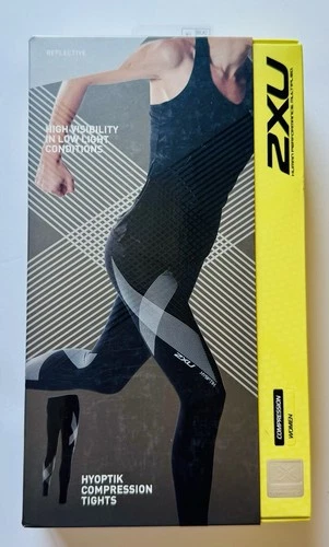 Women’s 2XU Full Length Hypotik Compression Tights XL Black