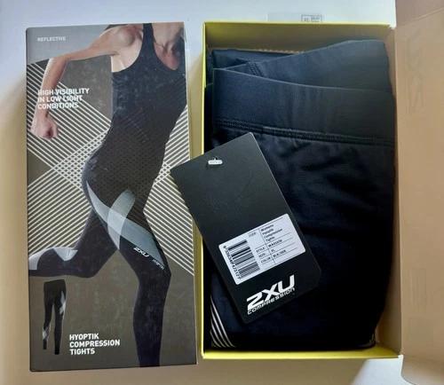 Women’s 2XU Full Length Hypotik Compression Tights XL Black - photo 4