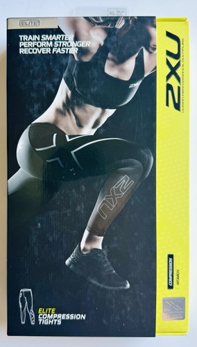 Women’s 2XU Elite Compression Tights XL Black