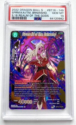 Supreme Kai of Time, Brainwashed BT16-149 SCR PSA 10