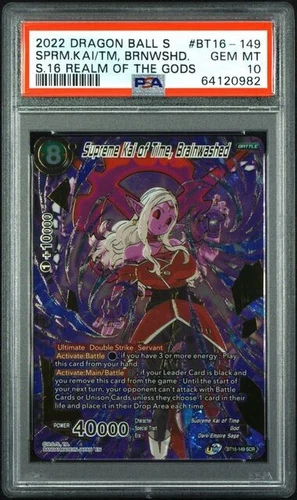 Supreme Kai of Time, Brainwashed BT16-149 SCR PSA 10 - photo 3