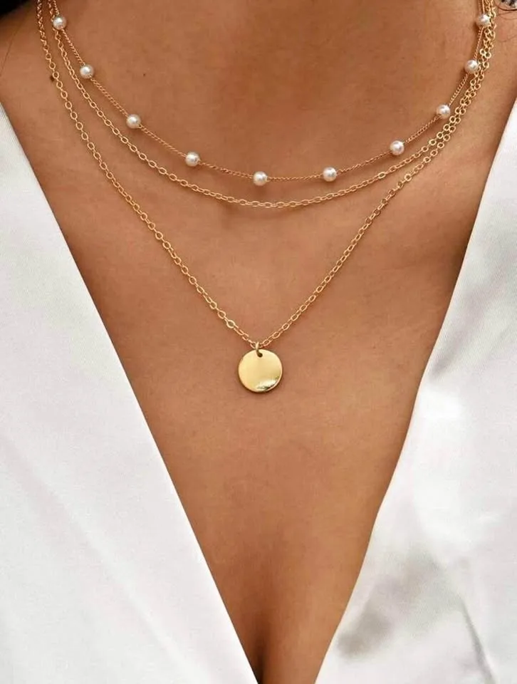 Pearl Beaded Necklace set