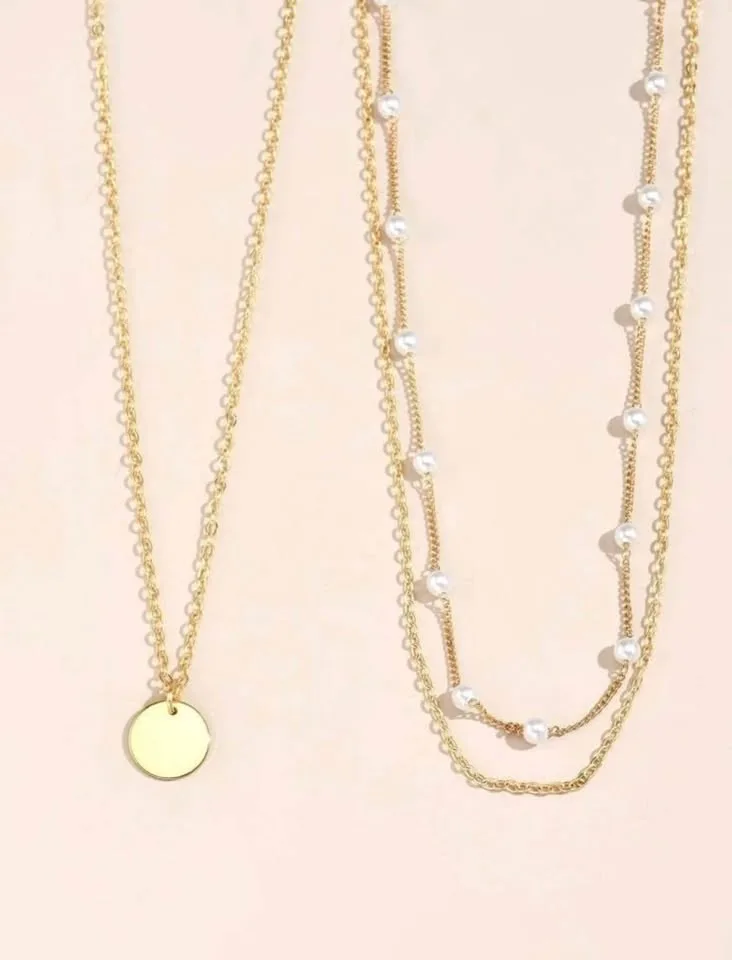 Pearl Beaded Necklace set image indicator(3)