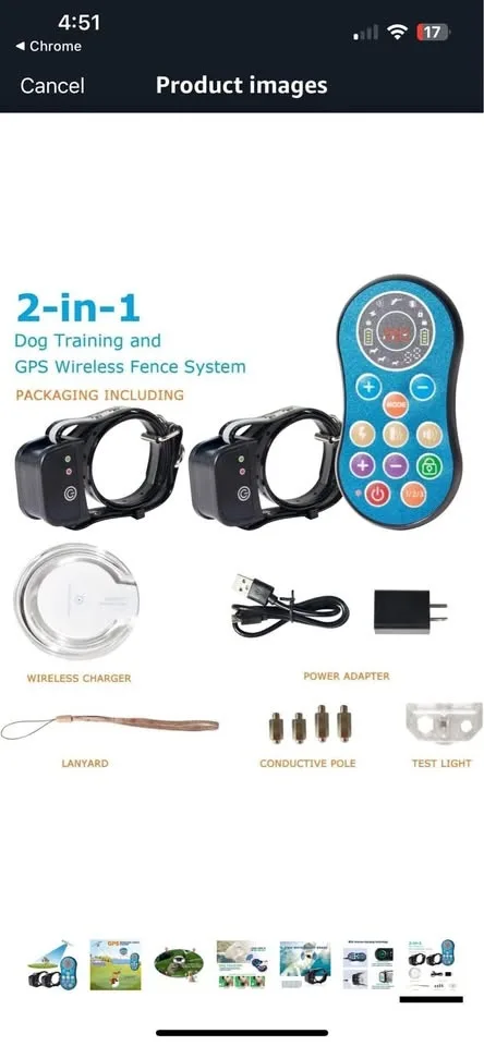 Dog Training & GPS wireless fence system !