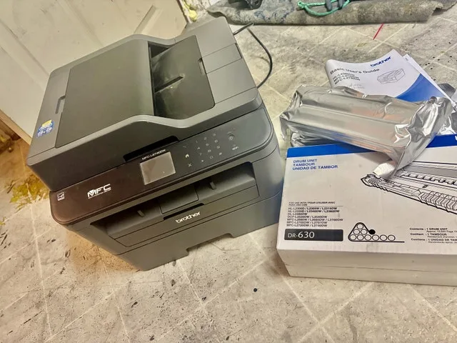 Printer + 3NEW DR-630 Drum Units Sealed! image indicator(4)